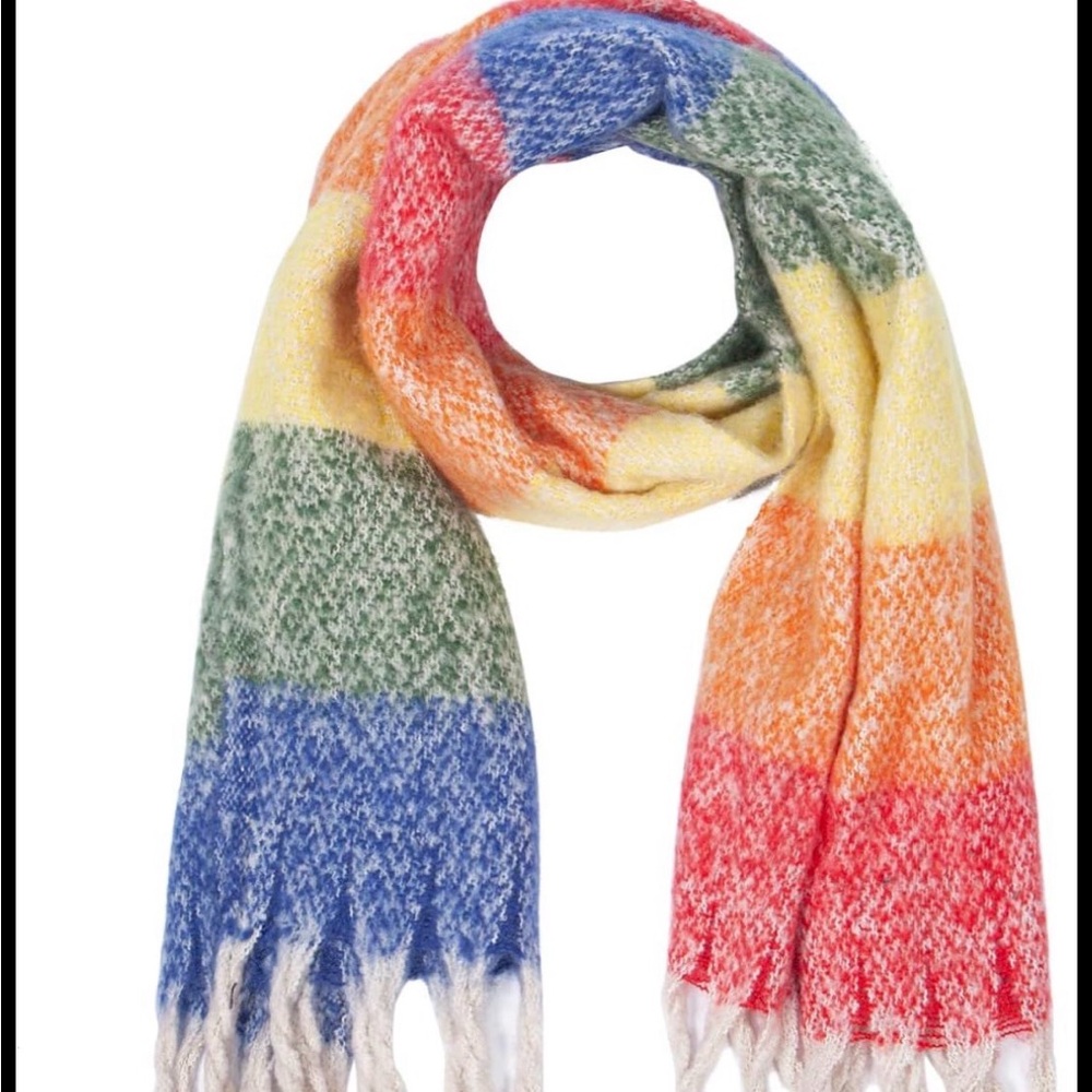 Multicolor Striped Scarf